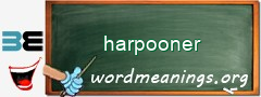 WordMeaning blackboard for harpooner